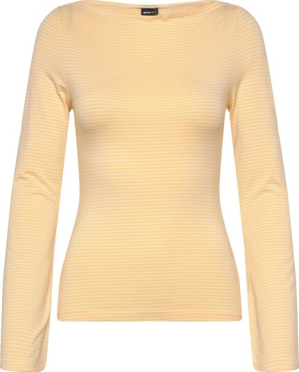 Gina Tricot Boatneck Loungewear Top   Yellow   XS