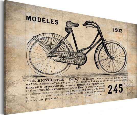 Tavla N° 1245 Bicyclette 120x80 VALUE_MISSING_1