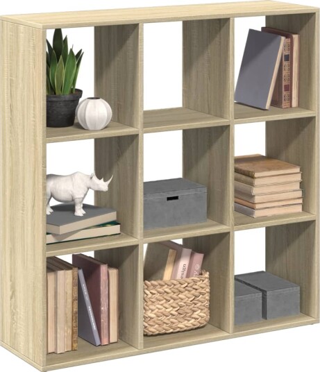Romdeler bokhylle sonoma eik 102x29x103,5 cm konstruert tre Romdeler bokhylle sonoma eik 102x29x103,5 cm konstruert tre
