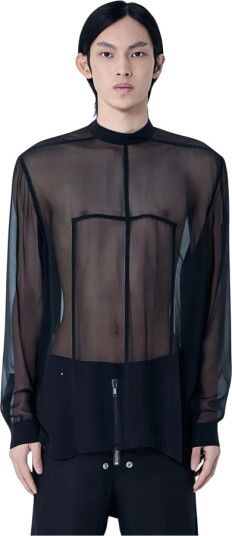 Rick Owens Herre Topper Svart L, Rick Owens Herre Topper Svart L,