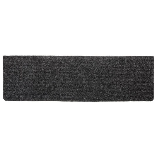 vidaXL Selvklebende trappematter 5 stk grå 65x21x4 cm nålestempel