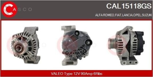 CASCO CAL15118GS Dynamo CASCO CAL15118GS Dynamo