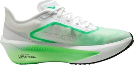 Nike Zoom Fly 6 Dame White/Metallic Silver/Illusion Green 37.5
