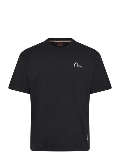 Evisu Seagull Emb. Ss Tee   Black   L