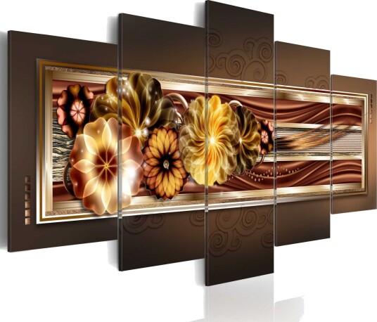 Bilde In Golden Waves 200x100 Artgeist sp. z o. o.
