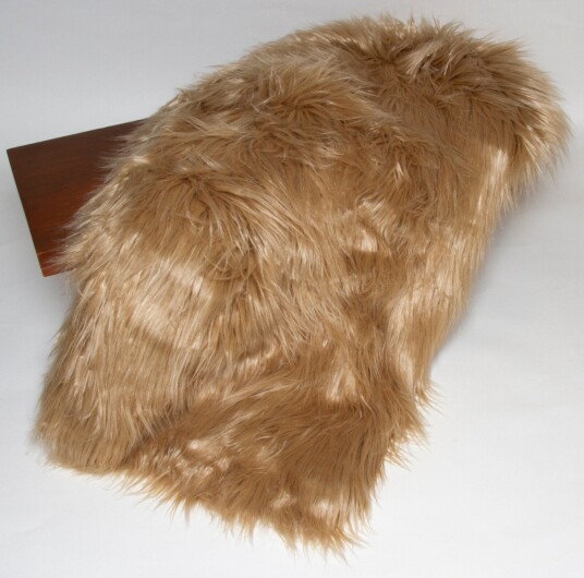 Pledd - Pels - 170x100 cm - Honning