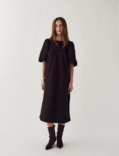Noella N Pastis Long Dress Brown XL
