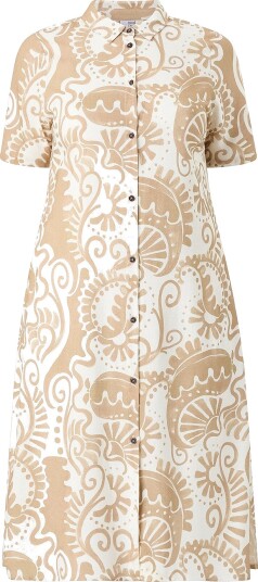 Ciso Skjortekjole Beige Ciso Skjortekjole Beige