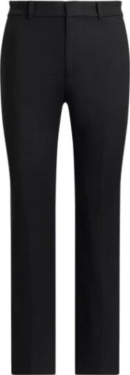 Lauren Ralph Lauren Double Faced Cotton Slim Straight Pant Black 44
