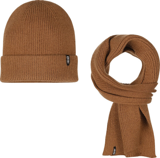 TUMBLE "N DRY Tnd Beanie & Scarf   Brown   S/M