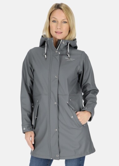 Lammö Coat W Grey 40  Regnjakker