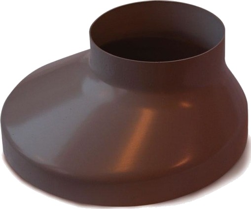 Plastmo kumkrage Ø110x150mm, brun