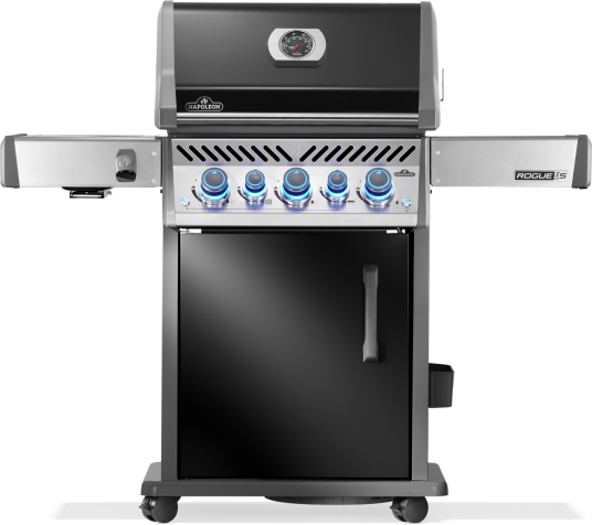 Rogue PRO-S 425 svart gassgrill med infrarød sidebrenner