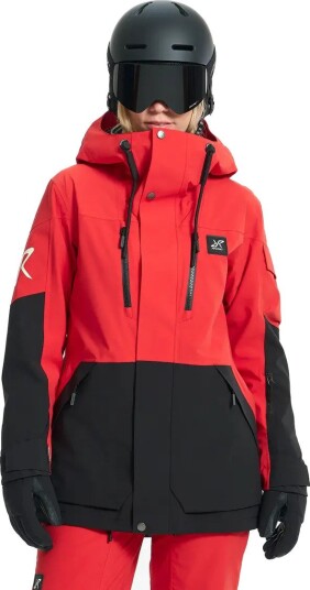 RevolutionRace AccXel 2L Ski Jacket Dame Aura Red/Black Størrelse:2XL   Skalljakke Turjakke & Vindjakke