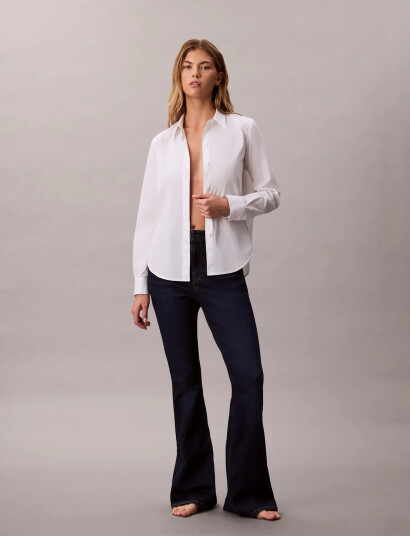 Calvin Klein Jeans High Rise Flare Blue Orbit Blue RG/24 Calvin Klein Jeans High Rise Flare Blue Orbit Blue RG/24