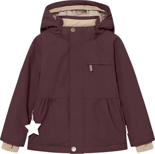MINI A TURE Matbriddine Winter Jacket. Grs FUDGE AUBERGINE 122 MINI A TURE Matbriddine Winter Jacket. Grs FUDGE AUBERGINE 122