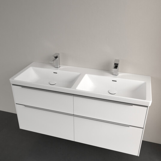 VILLEROY & BOCH SUBWAY 3.0 DOBBEL MØBELSERVANT C+ 130X47 HVIT ALPIN VILLEROY & BOCH SUBWAY 3.0 DOBBEL MØBELSERVANT C+ 130X47 HVIT ALPIN