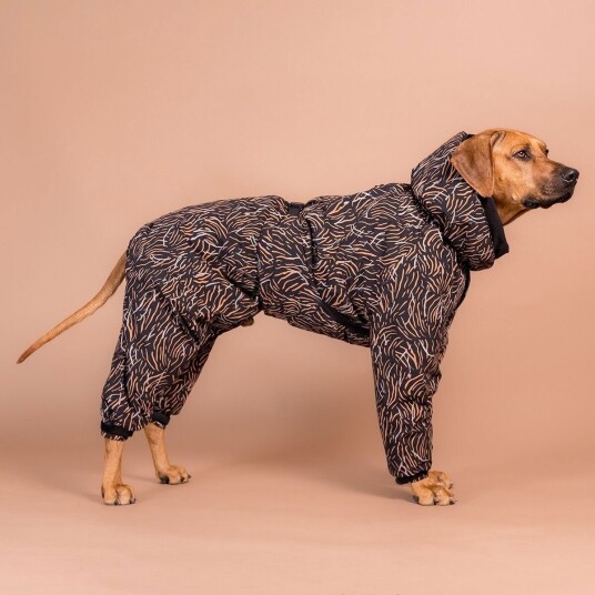 PAIKKA Vinteroverall til Hund Svart/Brun 213462