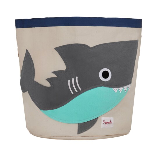 3 Sprouts Storage Bin Gray Shark 3 Sprouts Storage Bin Gray Shark