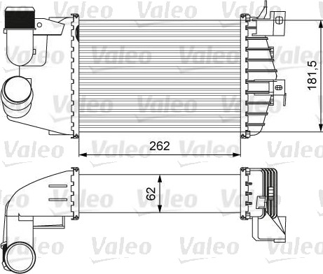 Intercooler VALEO 818627