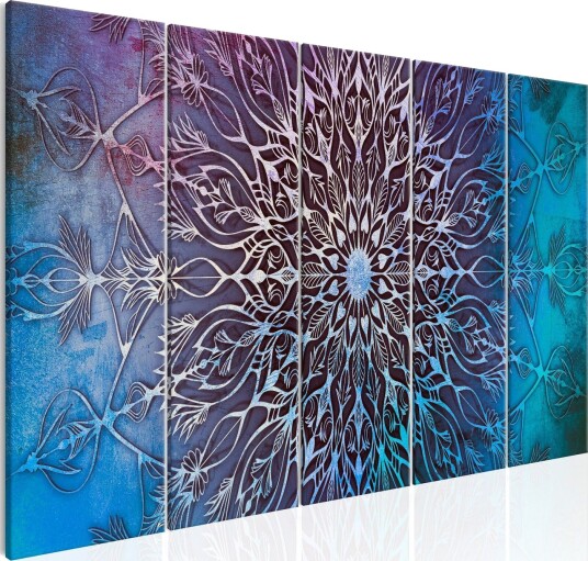 Bilde Center 5 Parts Narrow Blue 225x90 Artgeist sp. z o. o.