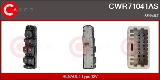 Bryter, vindusheis CASCO CWR71041AS
