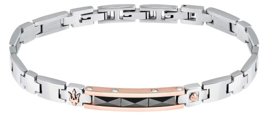 Maserati Armbånd Rustfritt Stål JM423ATZ32 - Herre - Stainless Steel Maserati Armbånd Rustfritt Stål JM423ATZ32 - Herre - Stainless Steel