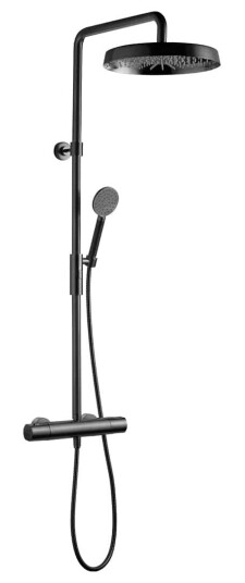 Tapwell Arm7200 TakdusjØ32cm Brushed Black Chrome Tapwell Arm7200 TakdusjØ32cm Brushed Black Chrome