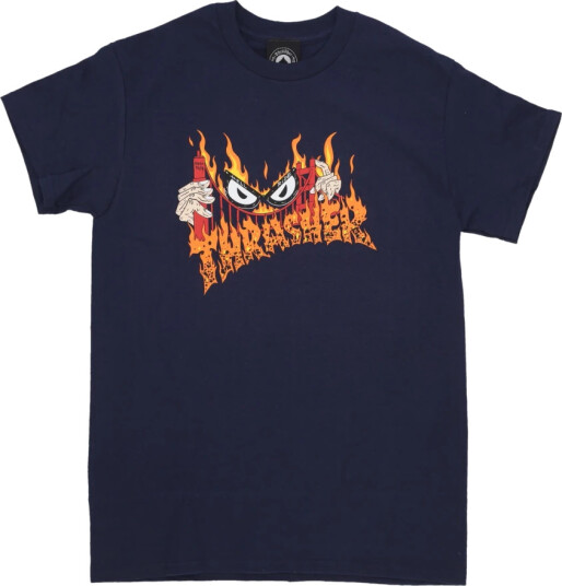 Thrasher Herre Topper Blå S,