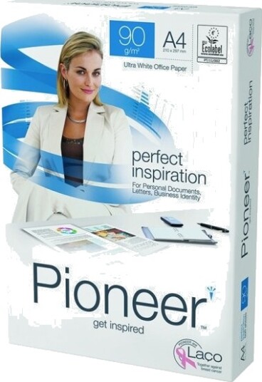 Skriverpapir Pioneer A4 Hvitt 90G 500 Ark