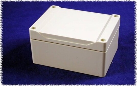 Hammond Electronics 1555F2GY 120 × 90 × 60 mm Polykarbonat Grå Kabinett