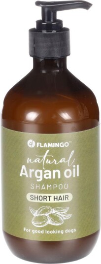 Flamingo Sjampo Natural Argan Oil Til Korthåret Pels 500Ml Flamingo Sjampo Natural Argan Oil Til Korthåret Pels 500Ml