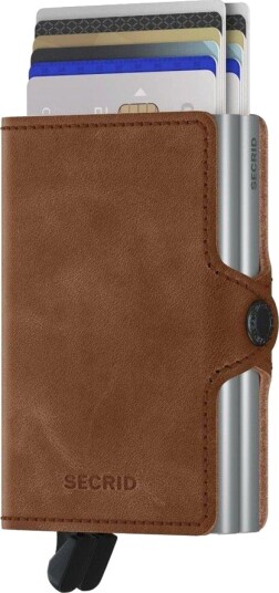 Secrid Twinwallet lommebok m/kortholder cognac Secrid Twinwallet lommebok m/kortholder cognac