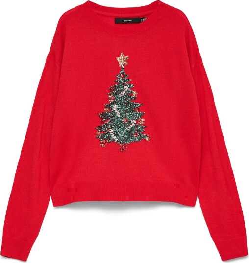 Vero Moda | Vmnew Glitter Ls O Neck Pull. Xmas Box | S