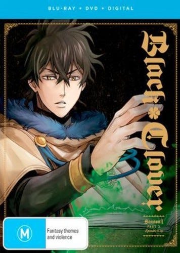 Black Clover: Season 1 Part 2 Bluray Black Clover: Season 1 Part 2 Bluray