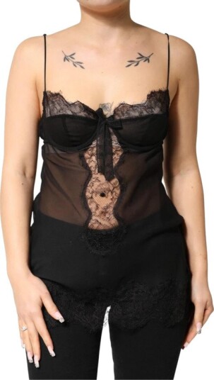 Dolce & Gabbana Dame Topper Svart M,