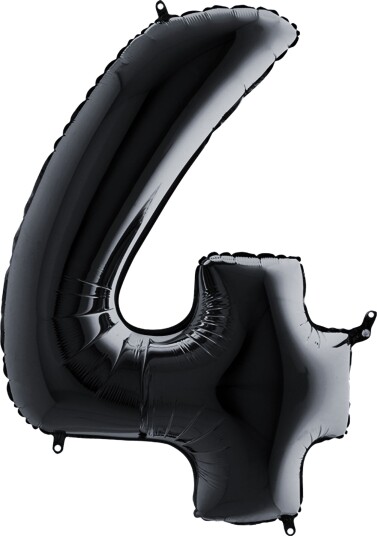 Ballongkungen Tallballong Svart Tall 4 15804BL