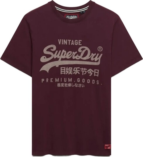 Superdry Vl Classic Tee Burgundy L