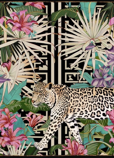 Wilton teppe Panthera flerfarget Størrelse: 130 x 190 cm