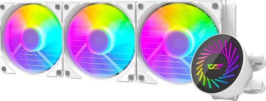 Aigo DCS360 CPU Vannkjøler for Intel og AMD 120mm ARGB Hvit 3 stk