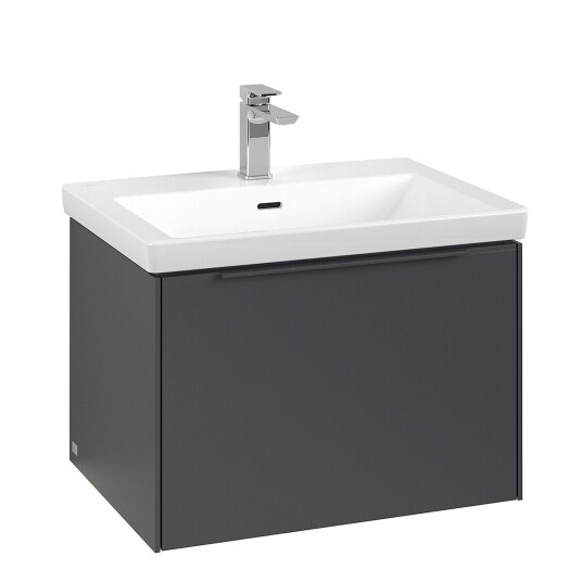 Villeroy & Boch  Subway 3.0 Servantskap m/1 skuff 622x429x478 mm Grafitt Matt