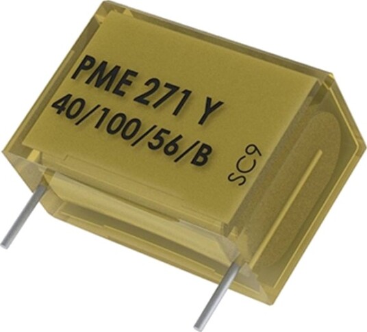 Kemet Pme271y610mr30 RadiostøyDempningskondensator Radial Led 250 V/Ac 20 % 1 Stk Kemet Pme271y610mr30 RadiostøyDempningskondensator Radial Led 250 V/Ac 20 % 1 Stk