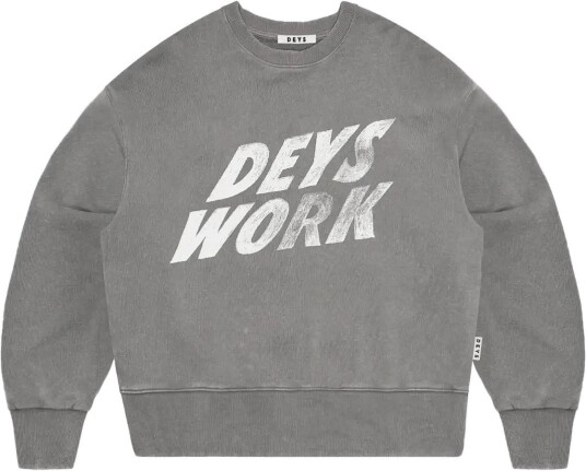 DEYS Moreno Crewneck Sweatshirt   WASHED GREY   S
