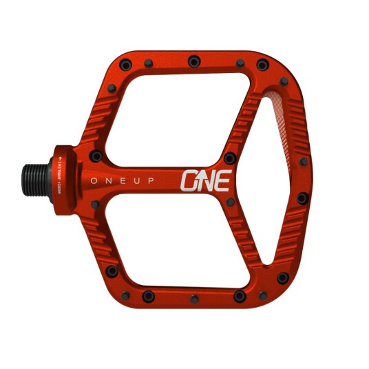 OneUp Aluminium Flats Pedaler Rød