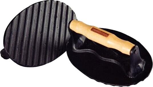 Tramontina Cast iron grillpresse 17,5x11,2 cm svart Tramontina Cast iron grillpresse 17,5x11,2 cm svart