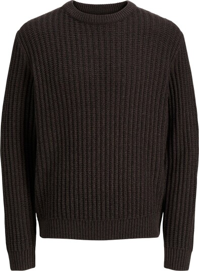 Jack & Jones Genser Strikk JjjAxon Mulch/Vridd Black Jack & Jones 12 år (152) Genser Brun Svart