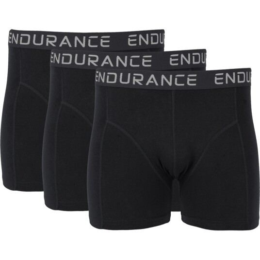 Endurance Burke Boxershorts 3-pack Black L