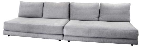 Cane-line Scale 4-seter sofa Light grey 2st 2-seter moduler Grå
