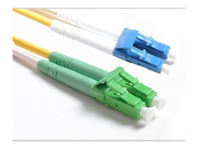Microconnect - Koblingskabel - Lc/Upc-Enkeltmodus (Hann) Til Lc/Apc-Enkeltmodus (Hann) - 1 M - Fiberoptisk - Dupleks - Os2 - Halogenfri - Gul