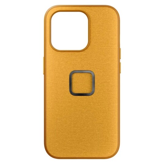 Peak Design iPhone 15 Pro Stoffdeksel V2 med SlimLink Brakett - MagSafe Kompatibel - Sun